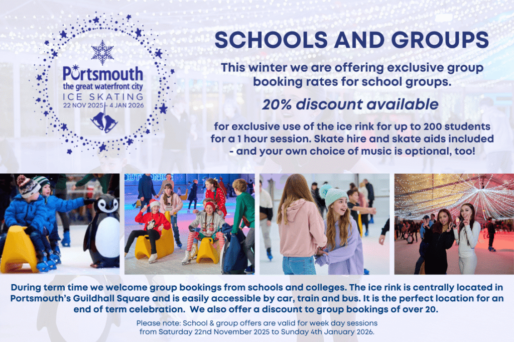 Portsmouth On Ice Schools Groups Bookings 2025 2026