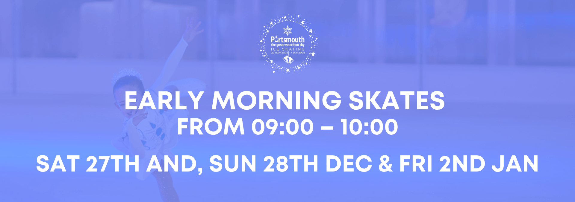 Early morning skates at Portsmouth On Ice