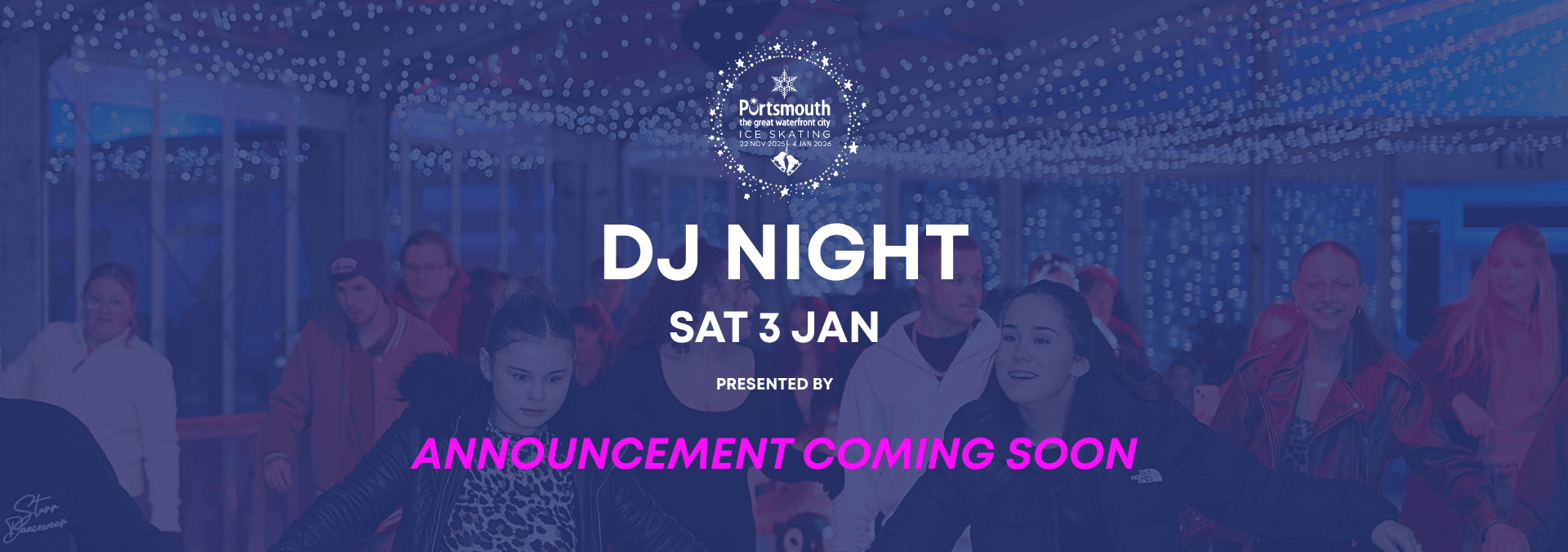 Portsmouth On Ice DJ Night 3 Jan 2026